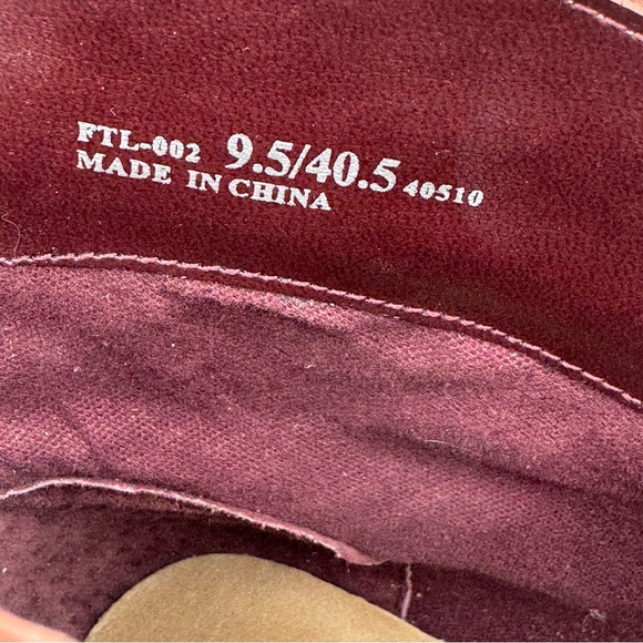 Chinese Laundry Fiona Ankle Western Cowgirl Leather Boots Intricate Stitching - Picture 11 of 12